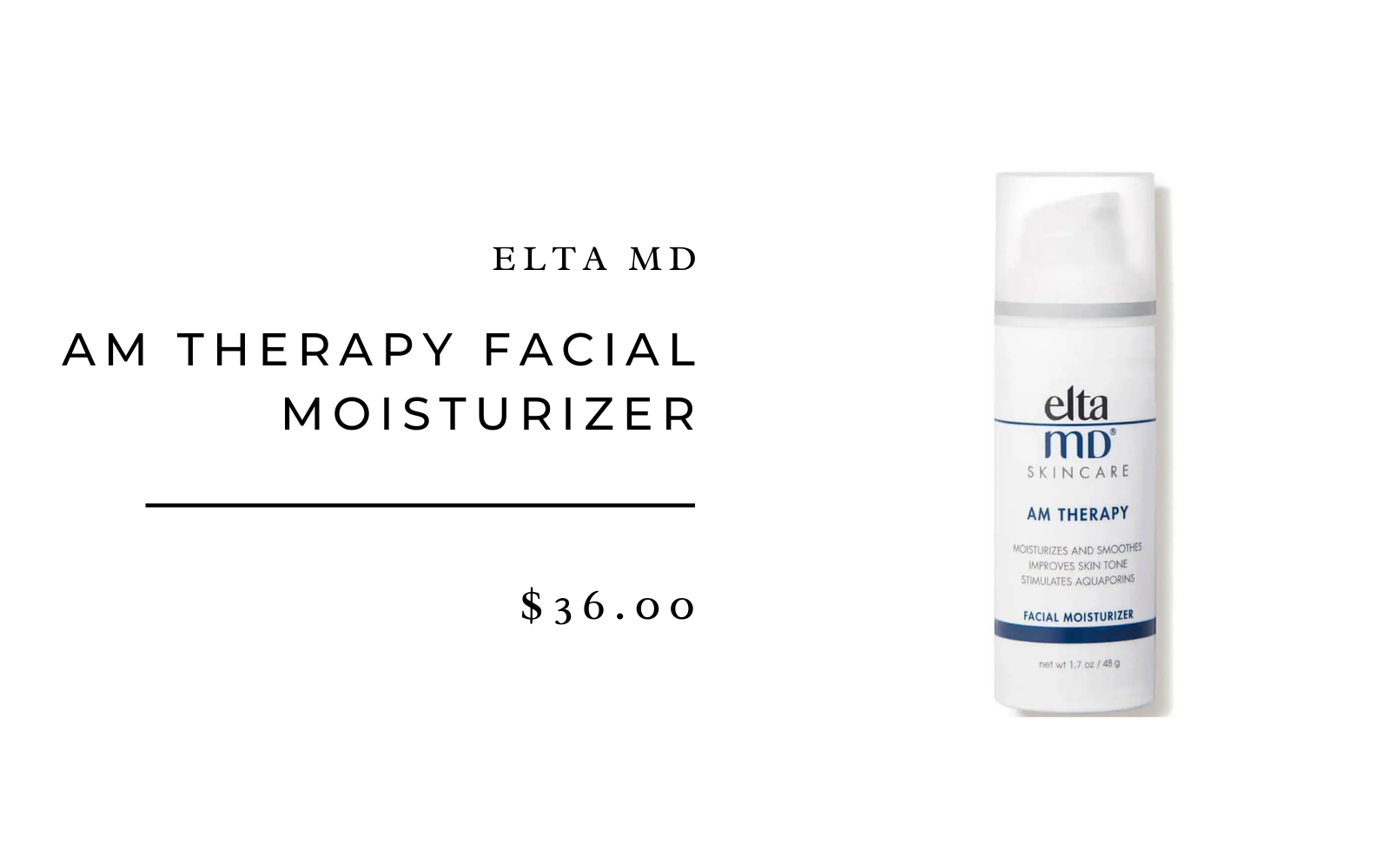 Elta MD AM Therapy Moisturizer
