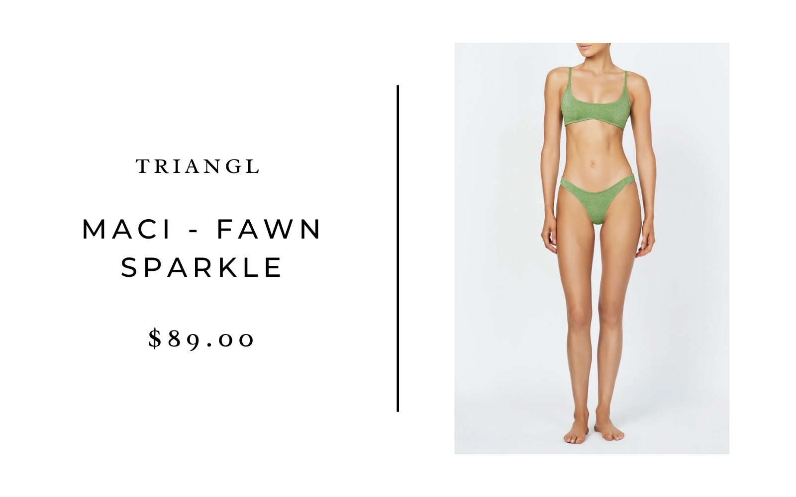Shop Triangl Maci in Fawn Sparkle