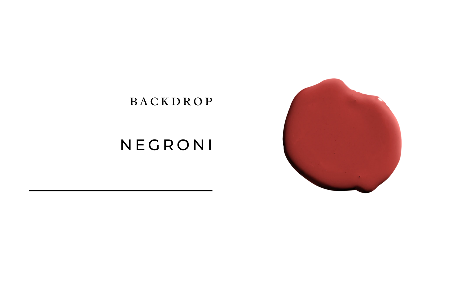 Backdrop Negroni