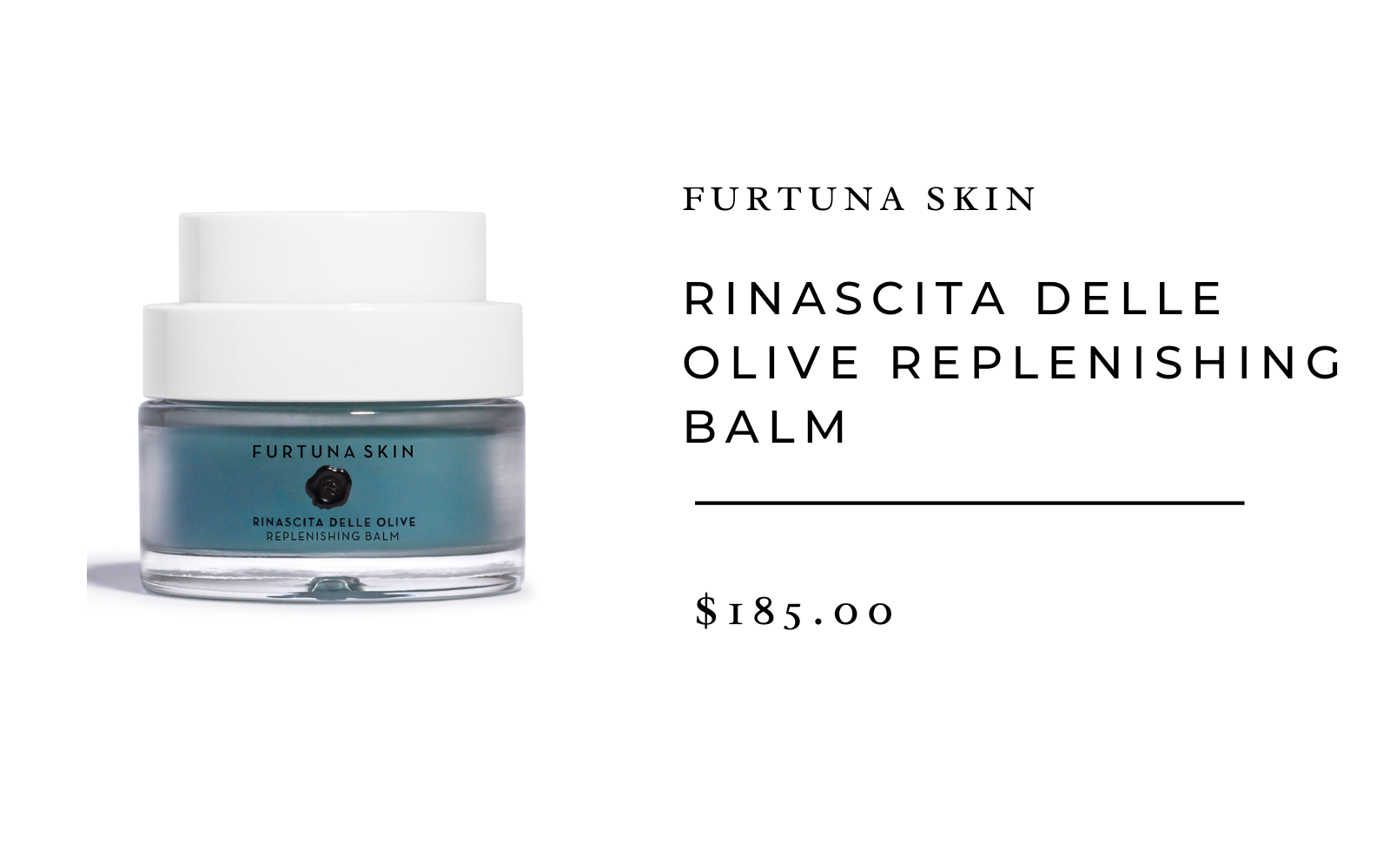 Furtuna Skin Rinascita Delle Olive Replenishing Balm