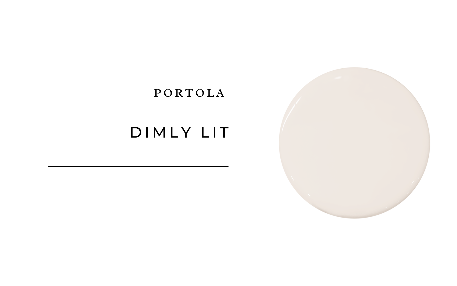 Portola Paints dimly lit