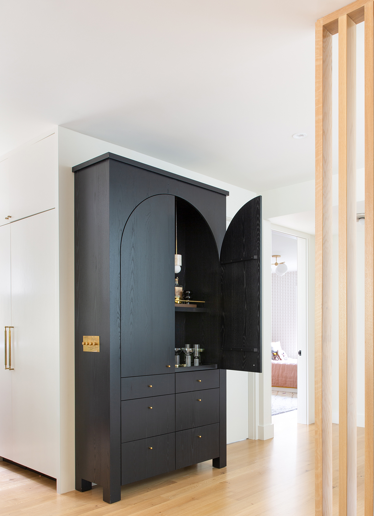 modern bar closet