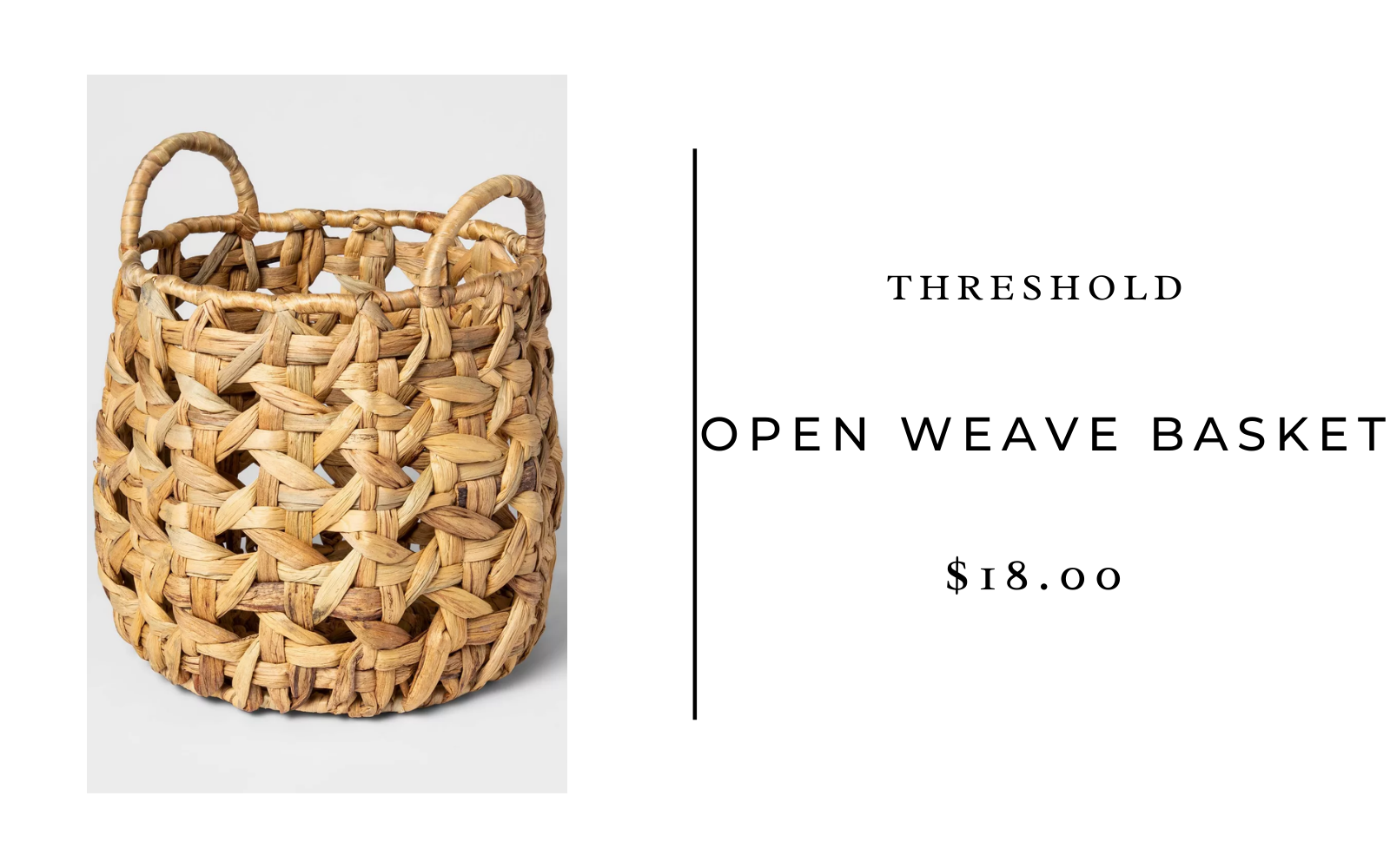 threshold open weave basket