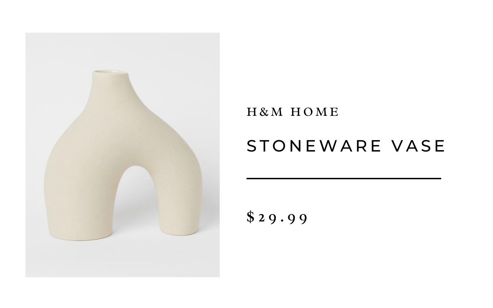 H&M Home Stoneware Vase