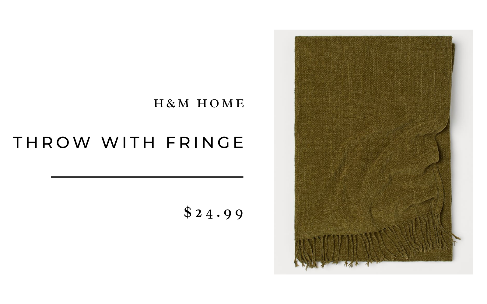 H&M Home Wool Throw