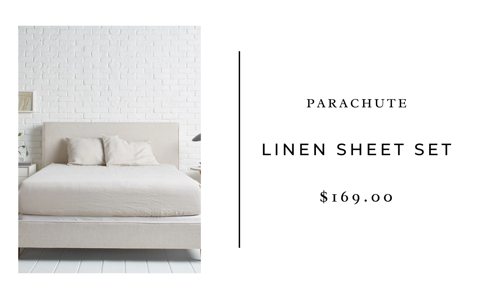 Parachute Linen Sheet Set 
