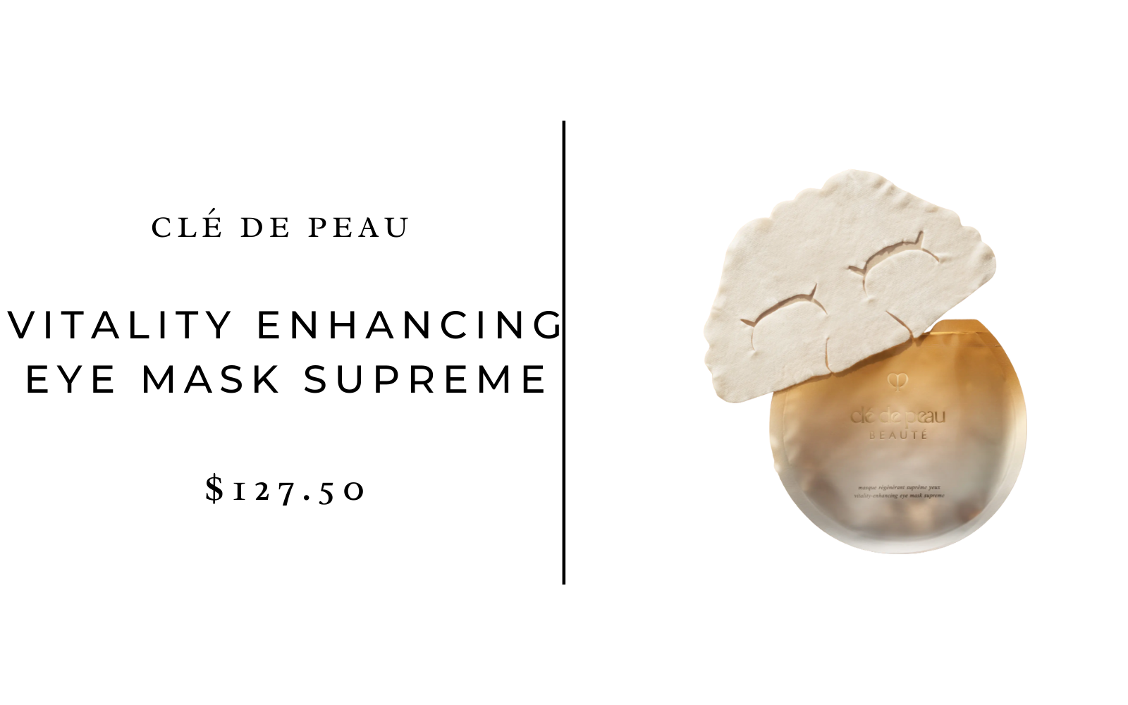 cle de peau vitality enhancing eye mask supreme
