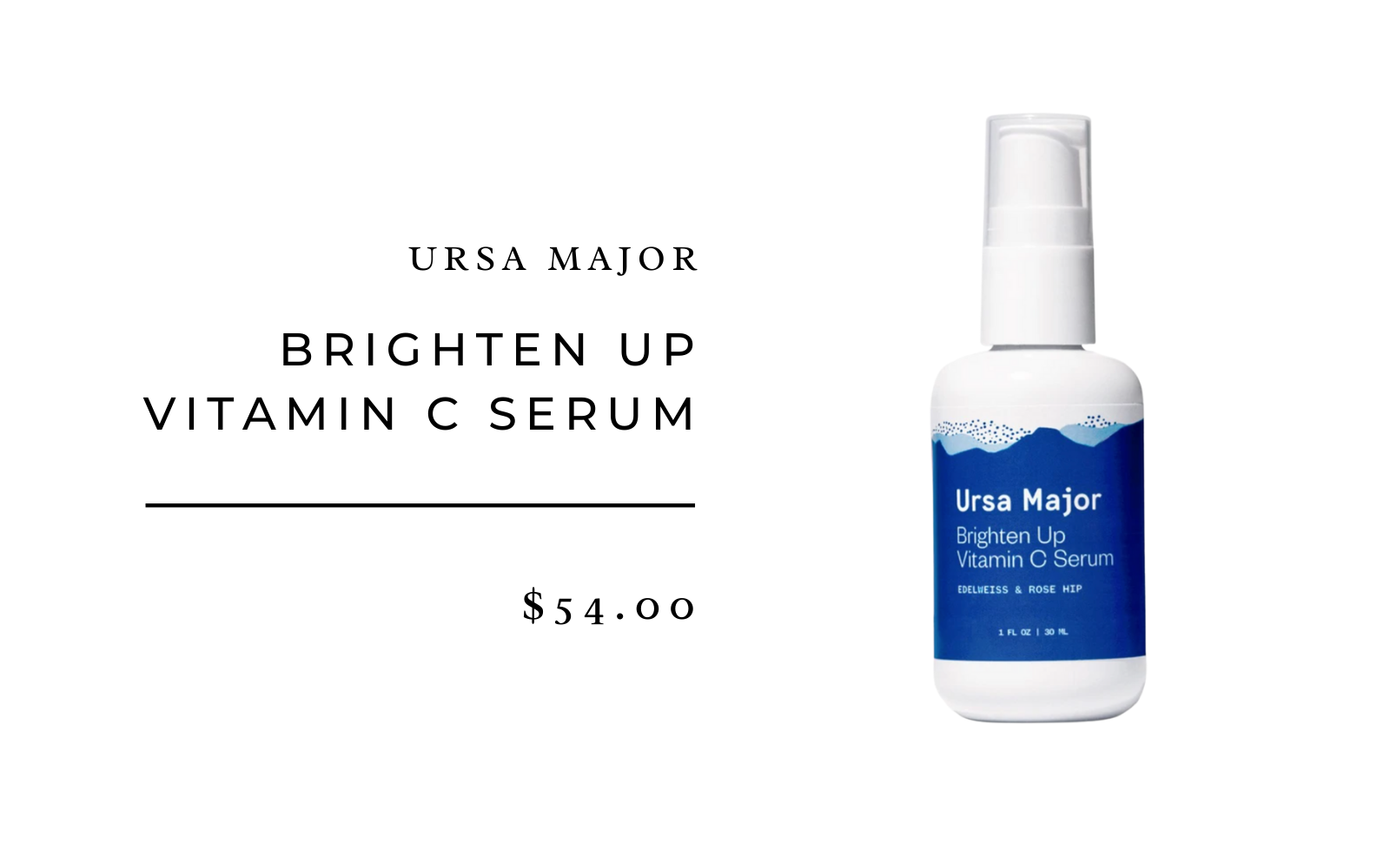 Ursa Major Brighten Up Vitamin C Serum