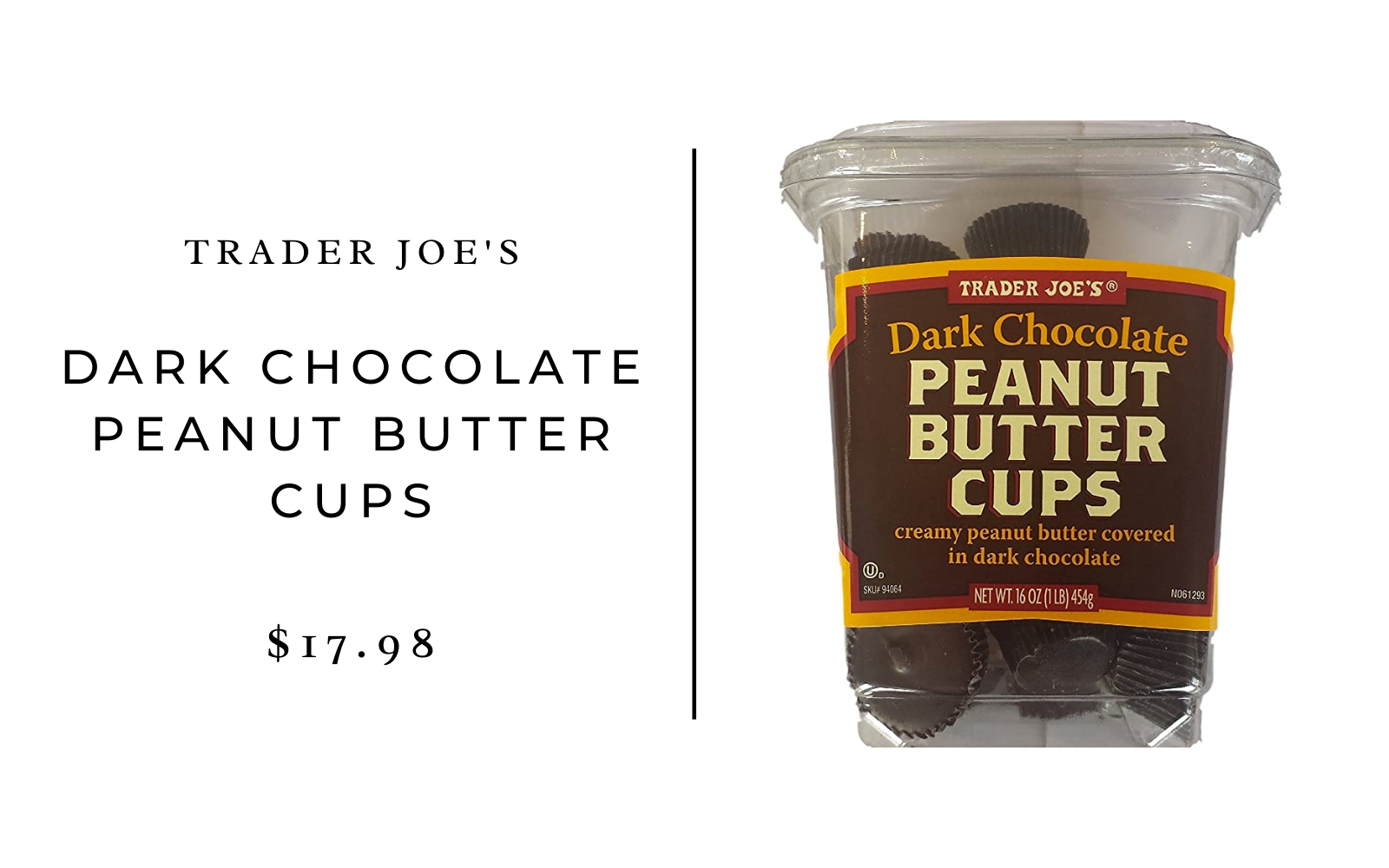 trader joes dark chocolate peanut butter cups