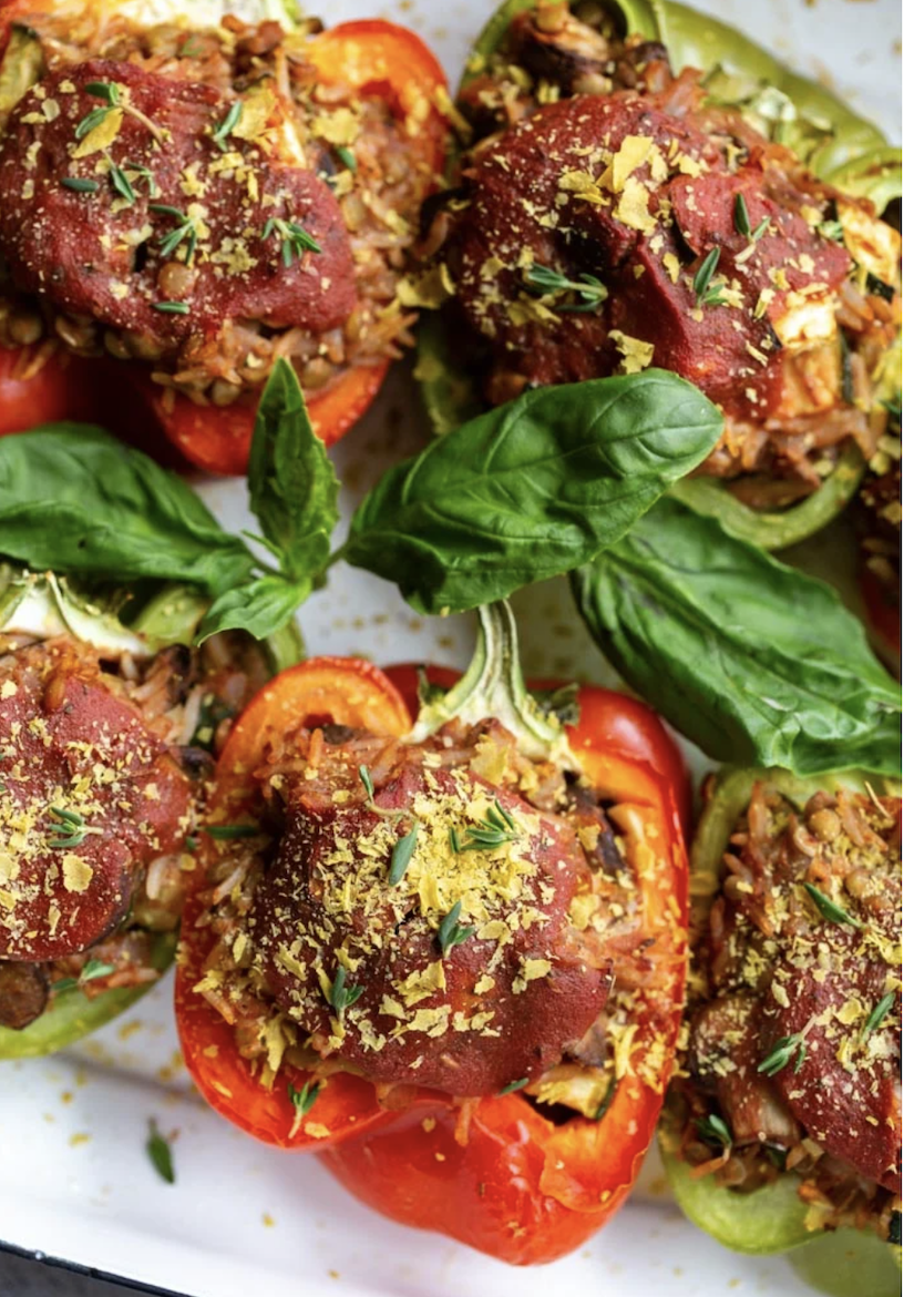 vegan stuffed peppers