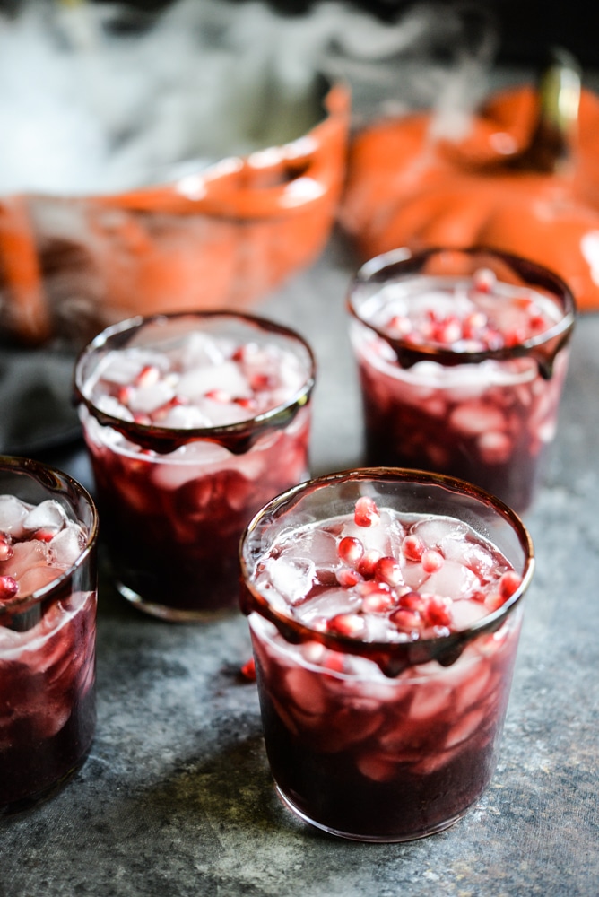 witches brew black sangria from fed and fit