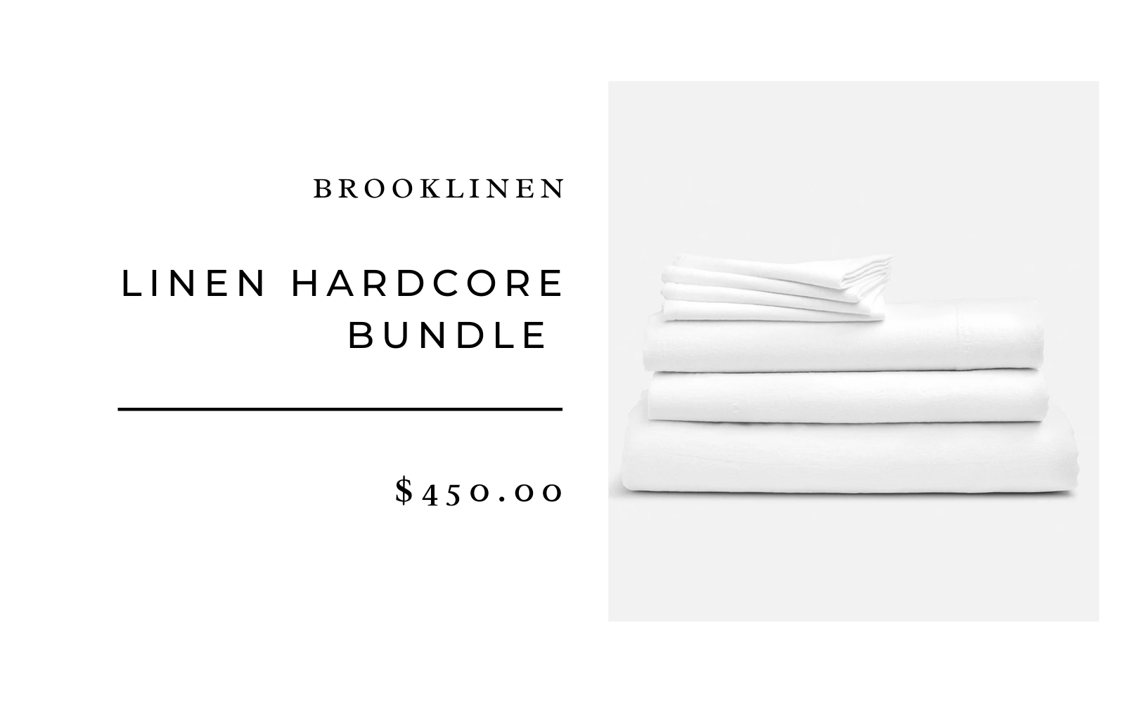 Brooklinen Washed Linen Sheets