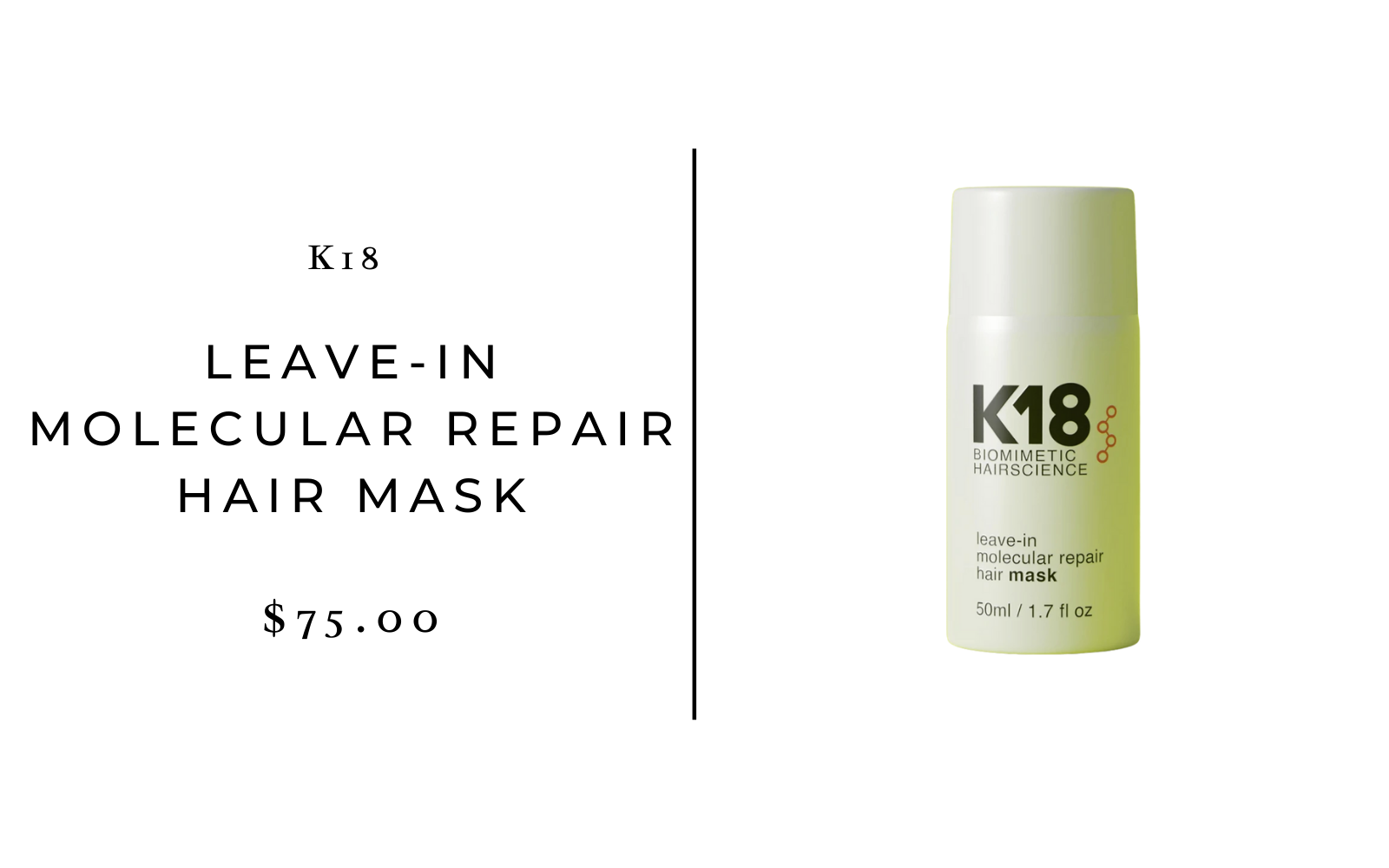 k18 hair mask
