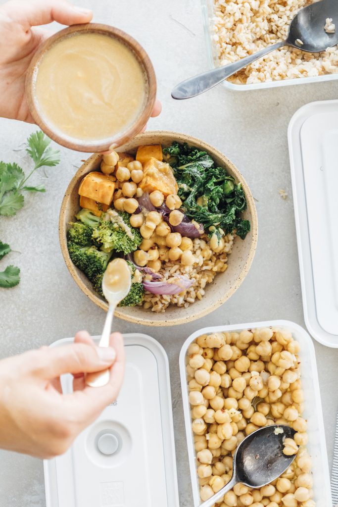 Meal prep grain bowl