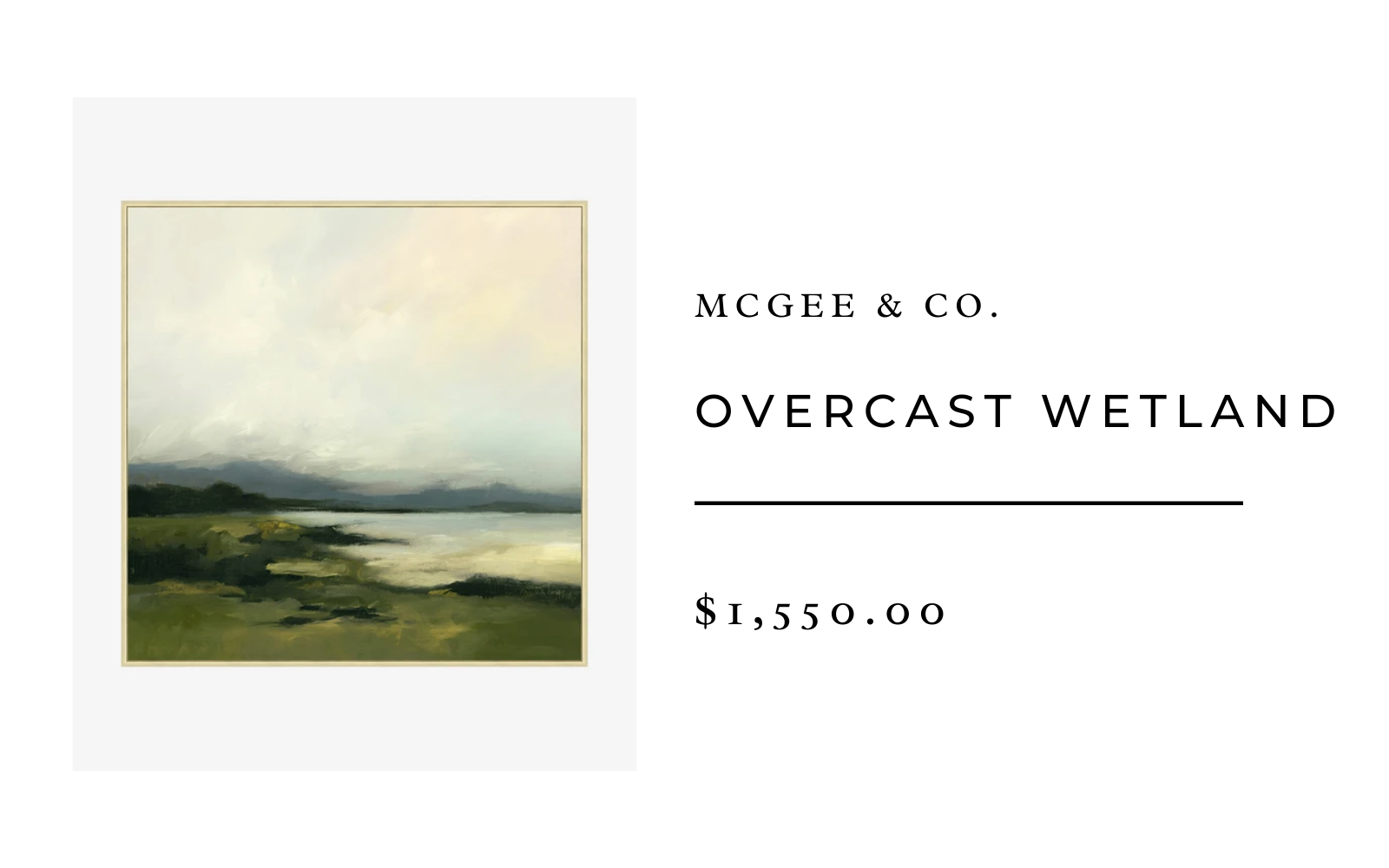 mcgee and co overcast wetland