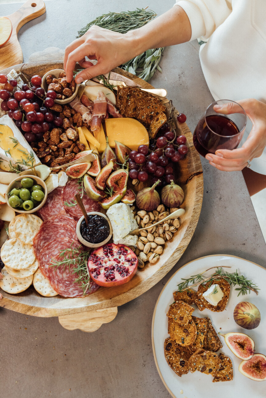 cheeseboard for small space dinner parties