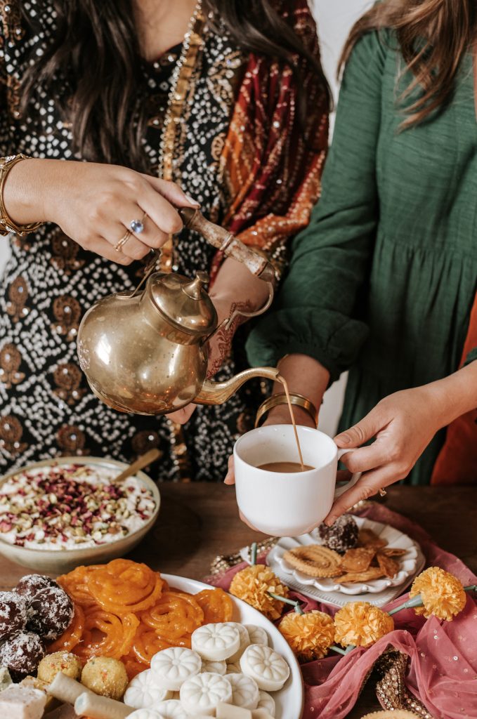 how I gather - diwali dinner party celebration and tablescape