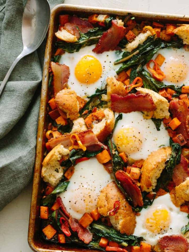 breakfast sheet pan fall sheet pan dinner