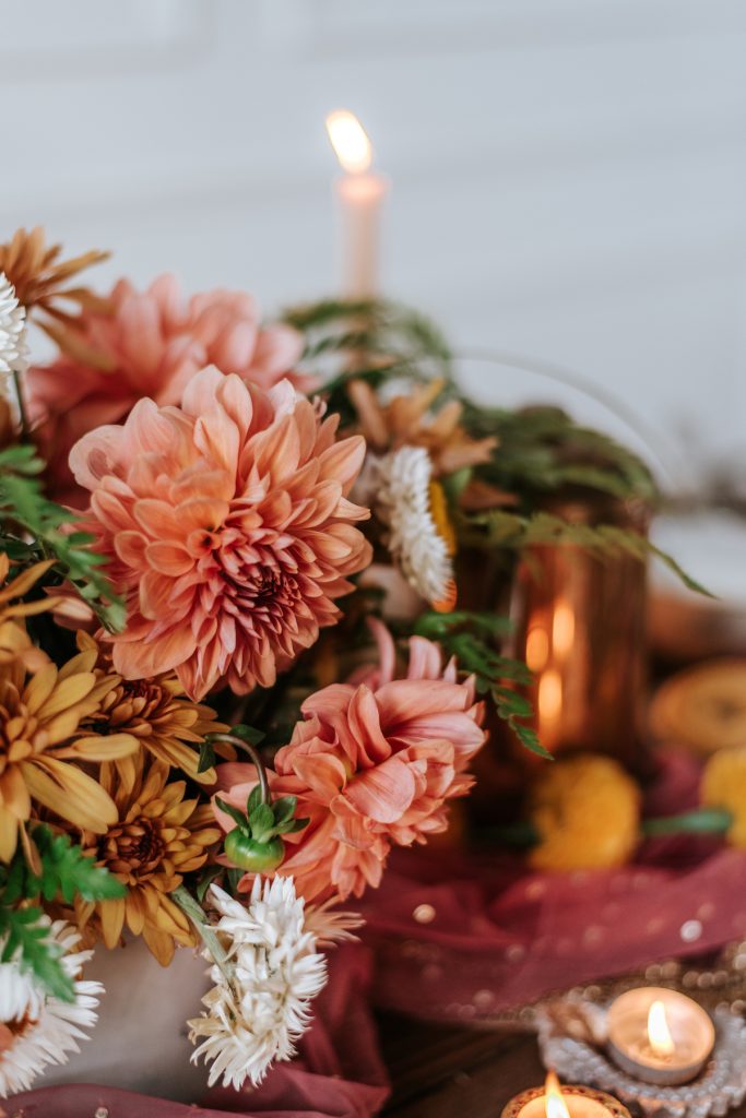 how I gather - diwali dinner party celebration and tablescape