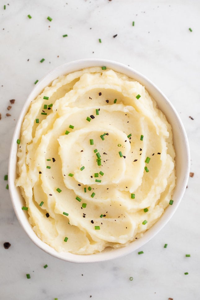 Vegan Mashed Potatoes - Healthy Thanksgiving Side Dishes