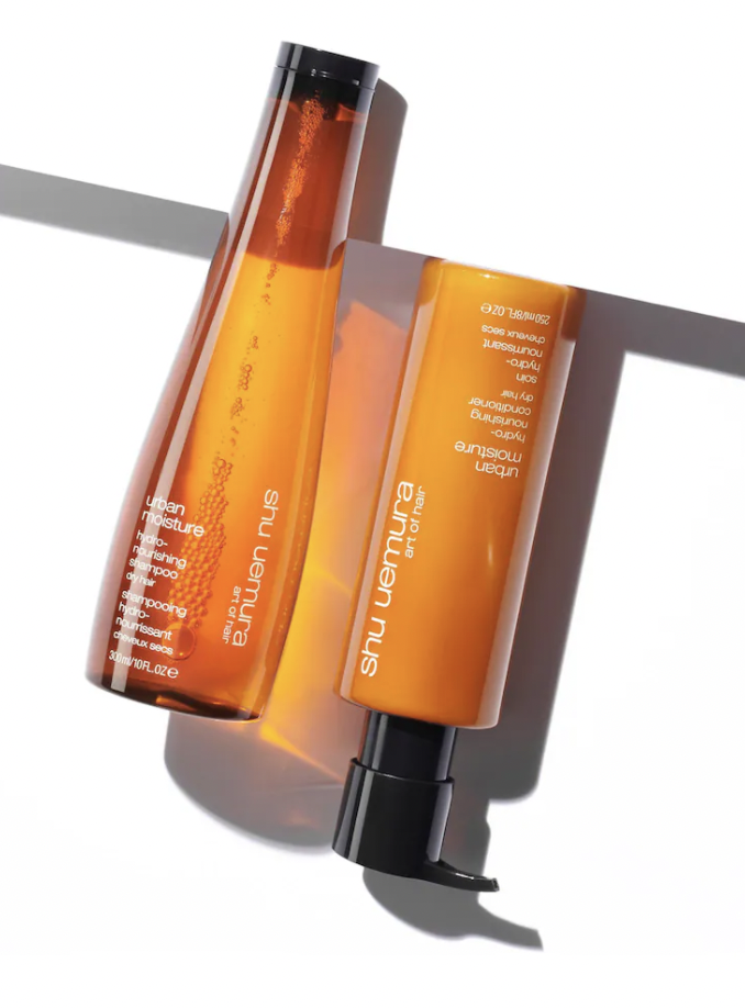 shu uemura Urban Moisture Hydro-Nourishing Shampoo and Conditioner Set for Dry Hair