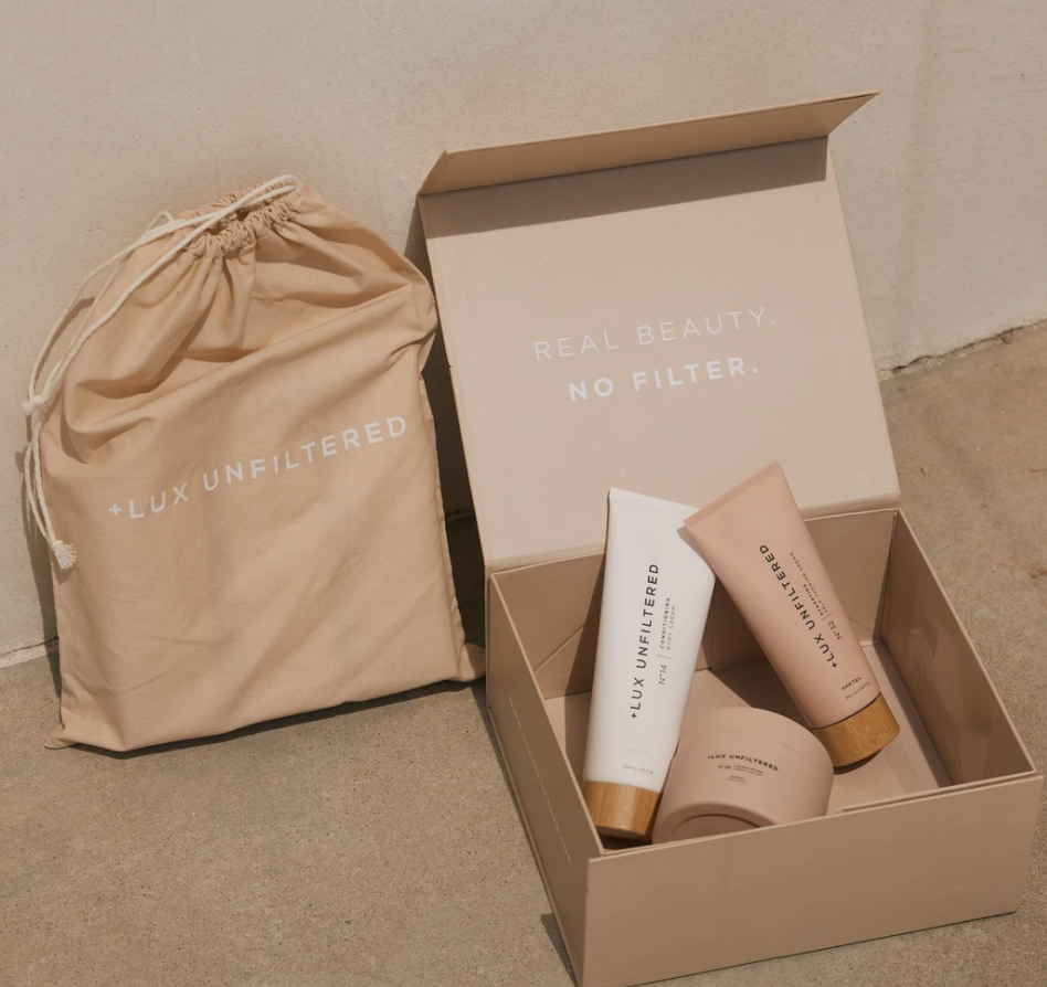 + Lux Unfiltered The Complete Body 3-Step Kit