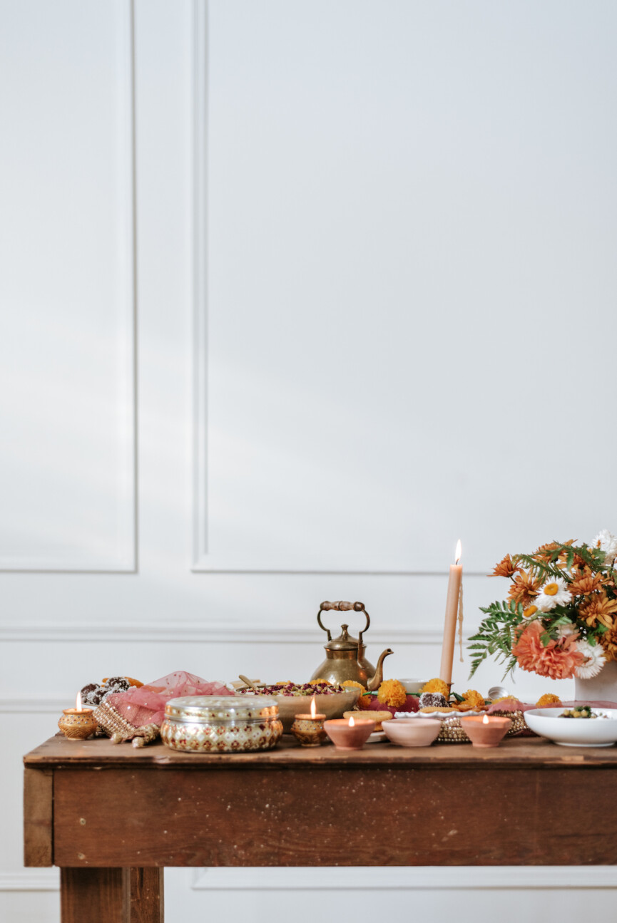 how I gather - diwali dinner party celebration and tablescape