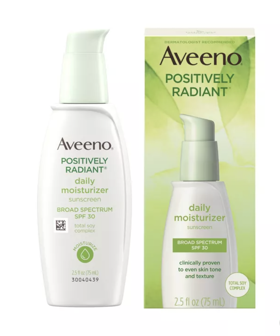 aveeno daily moisturizer spf