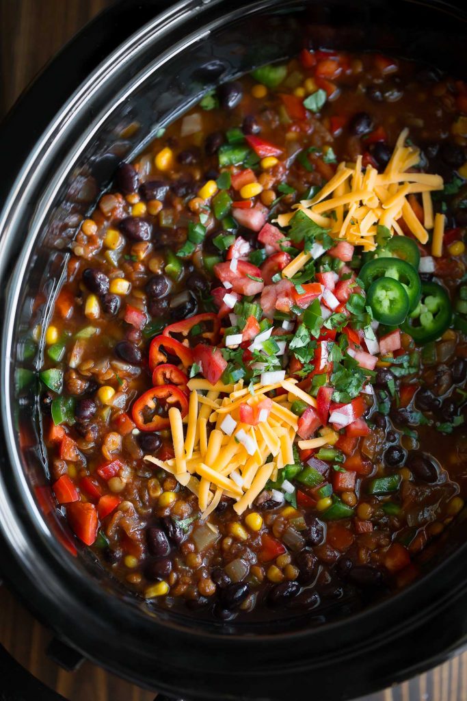 lentil taco chili