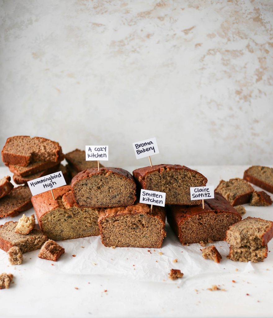 banana bread bake off - we tried 5 different banana bread recipes and this is the best banana bread recipe