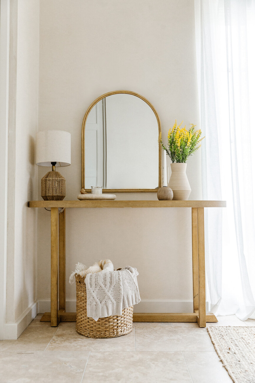 Camille Styles, Easter, spring, Target C1, entryway display, console table decor