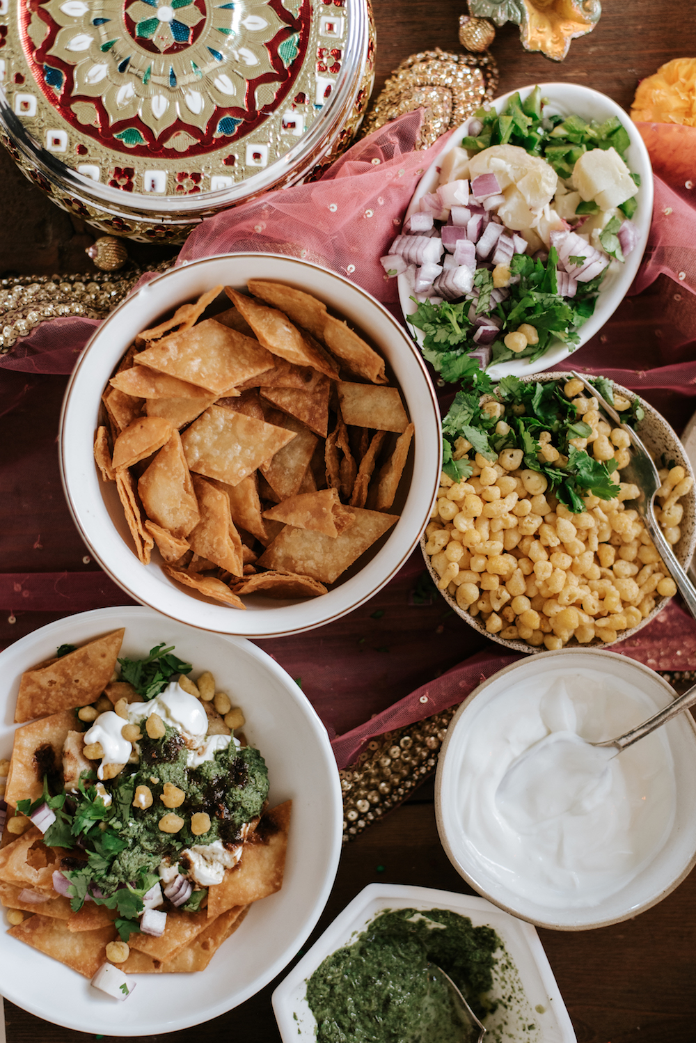 how I gather - diwali dinner party celebration and tablescape
