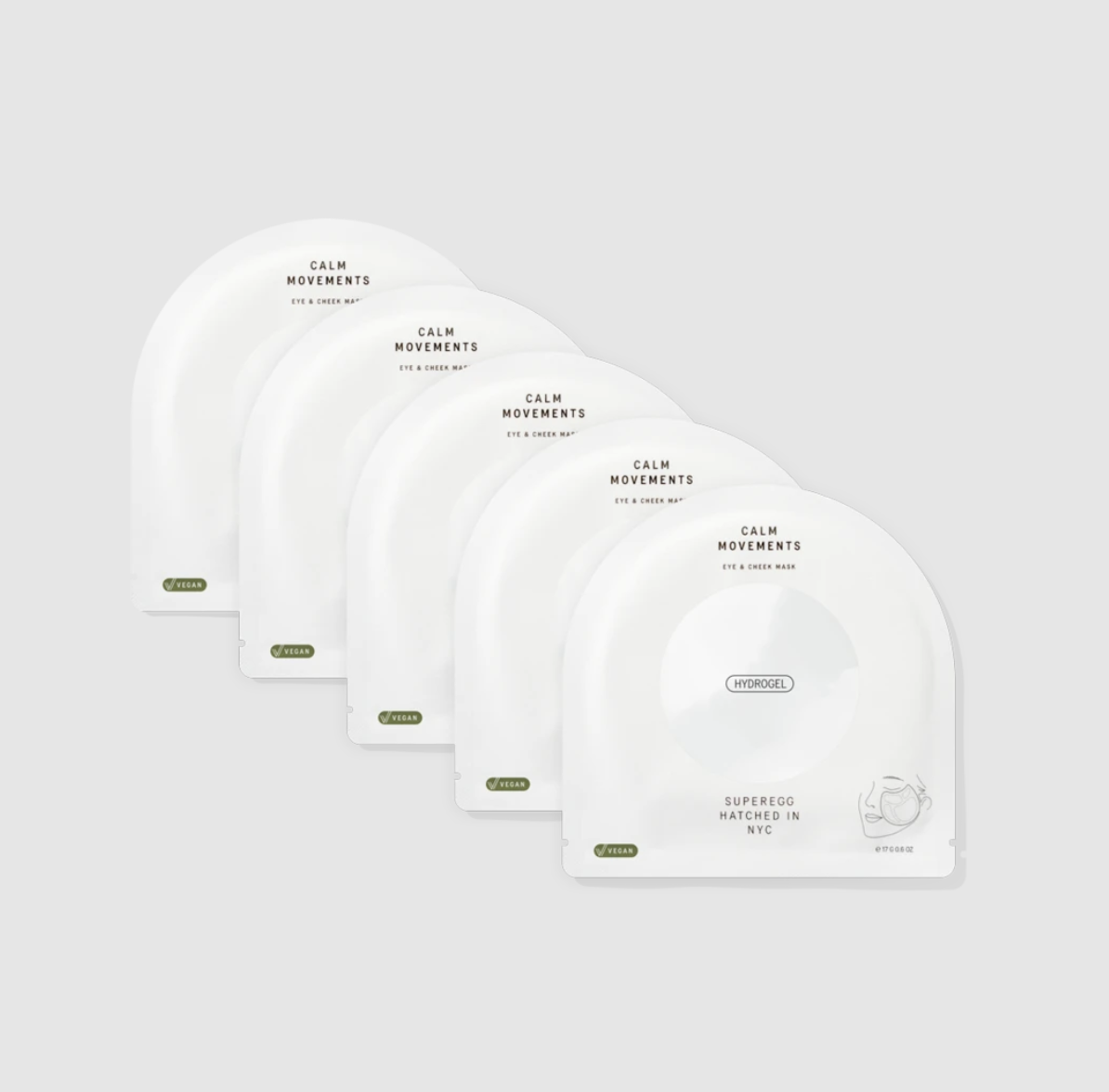 Superegg Calm Movements Eye & Cheek Mask