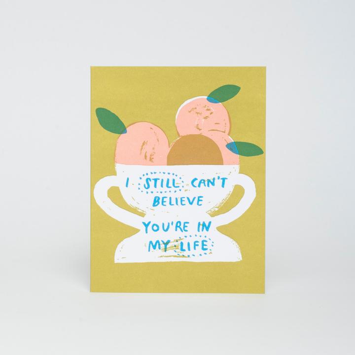 Egg Press Still Life Card