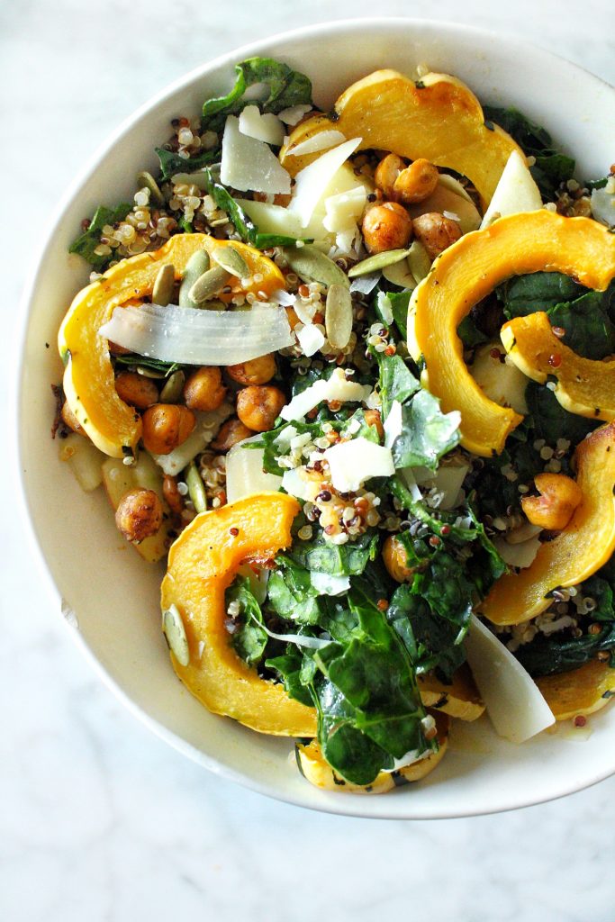 Fall Harvest Salad with Pumpkin Vinaigrette 
