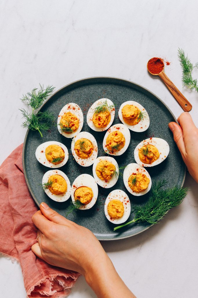 Mayo-Free Deviled Eggs - deviled egg recipes
