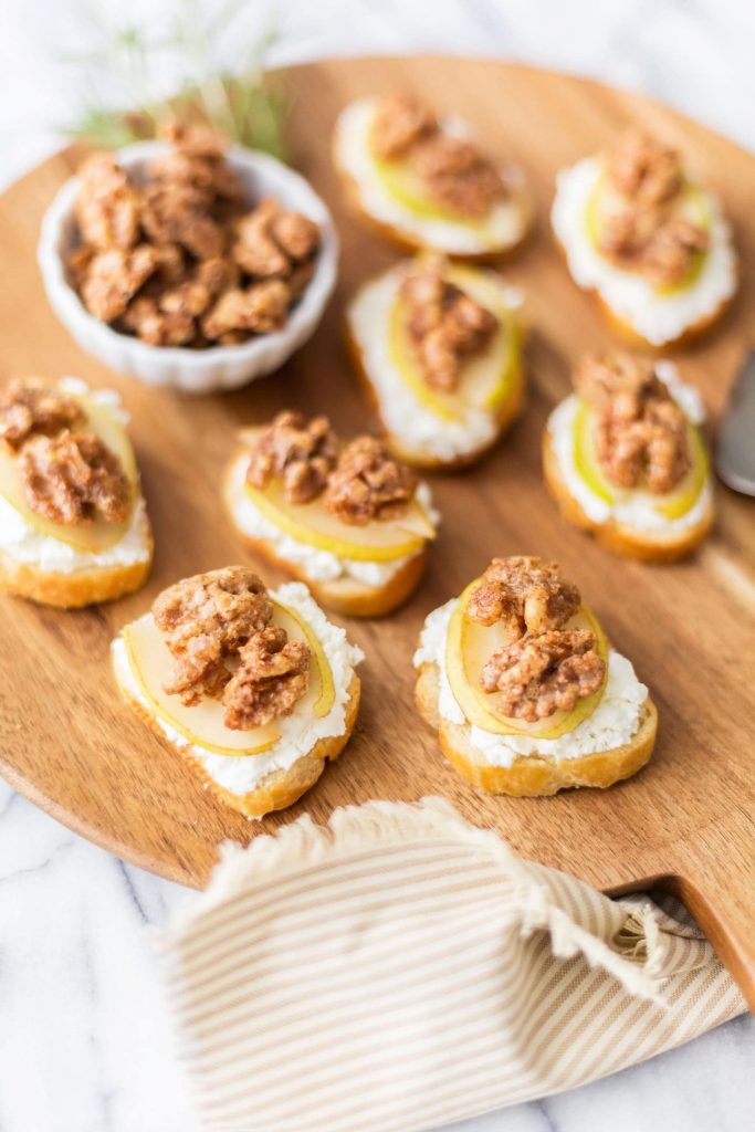 Candied Walnut Bruschetta