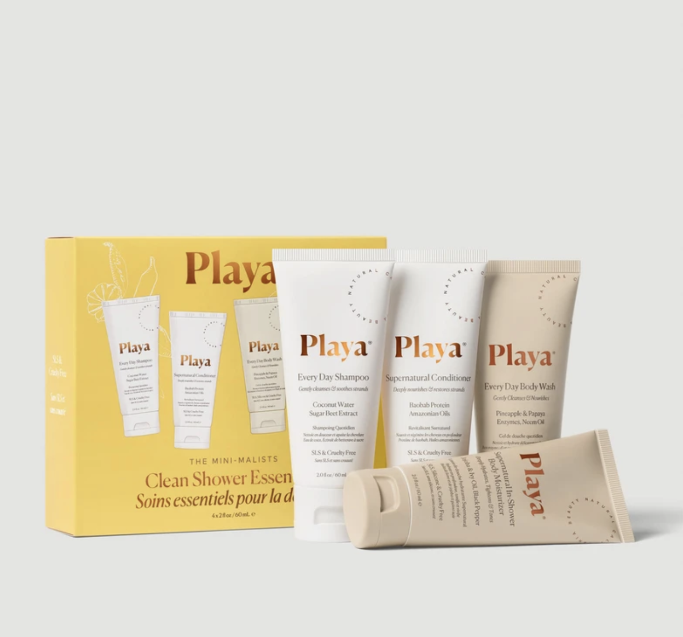 Playa Mini Clean Shower Essentials