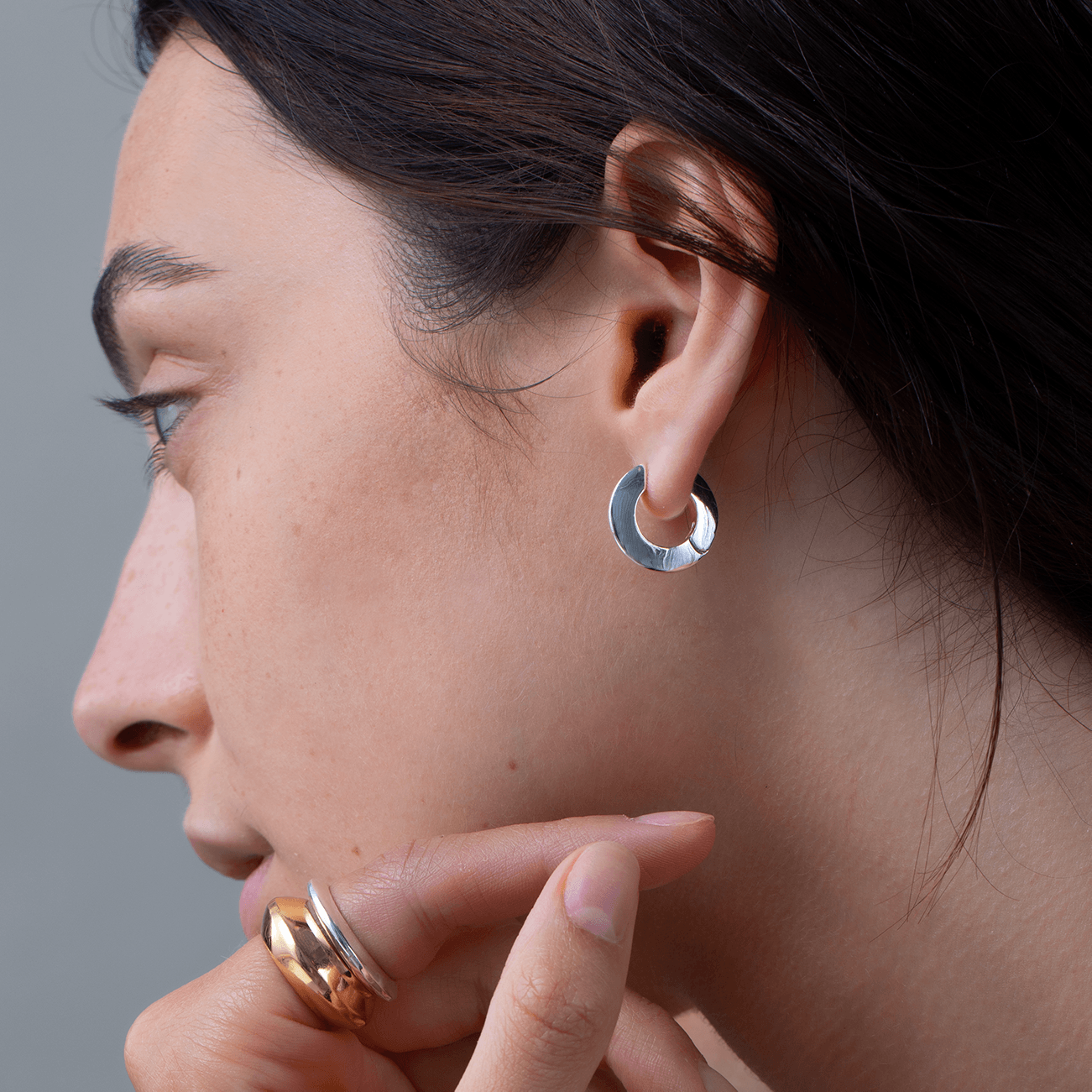 Jenny Bird Toni Hinged Hoop Earrings