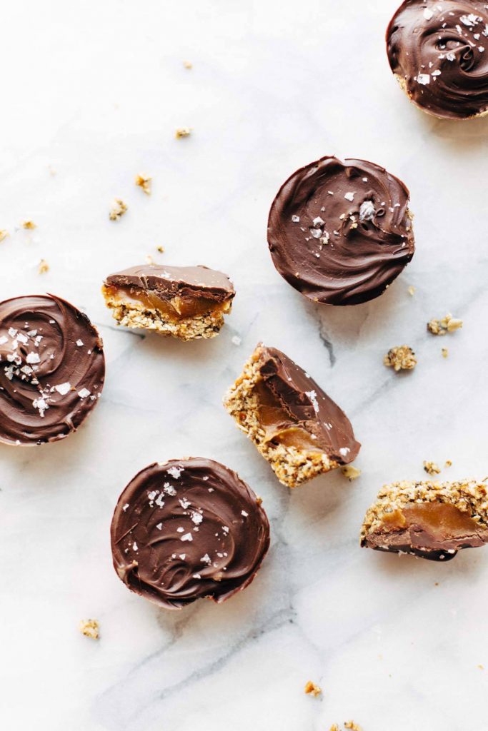 no-bake cookies_No-Bake Salted Caramel Cups