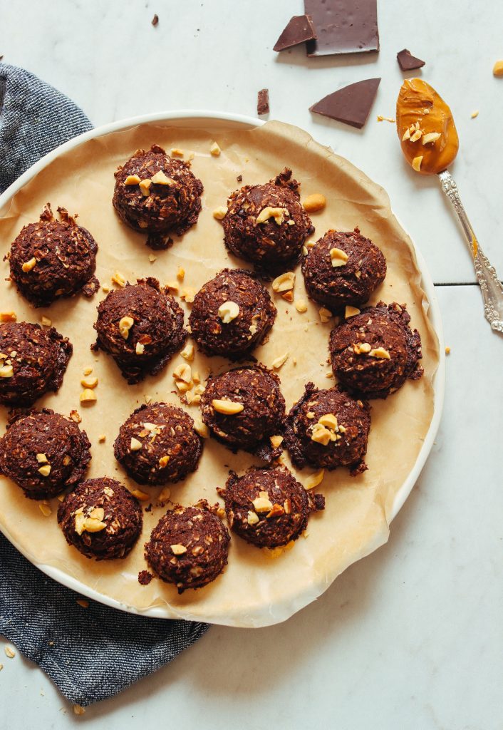 no-bake cookies_Vegan Peanut Butter No-Bake Cookies