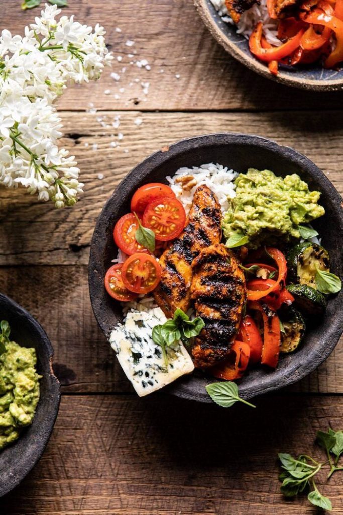 California Chicken Rice Bowls, Half Baked Harvest
