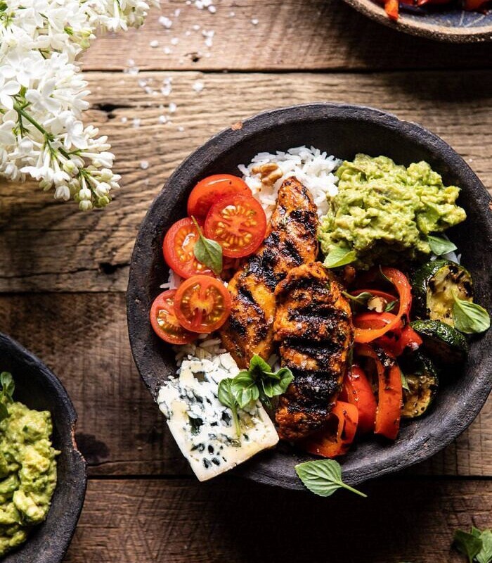 California Chicken Rice Bowls, Half Baked Harvest
