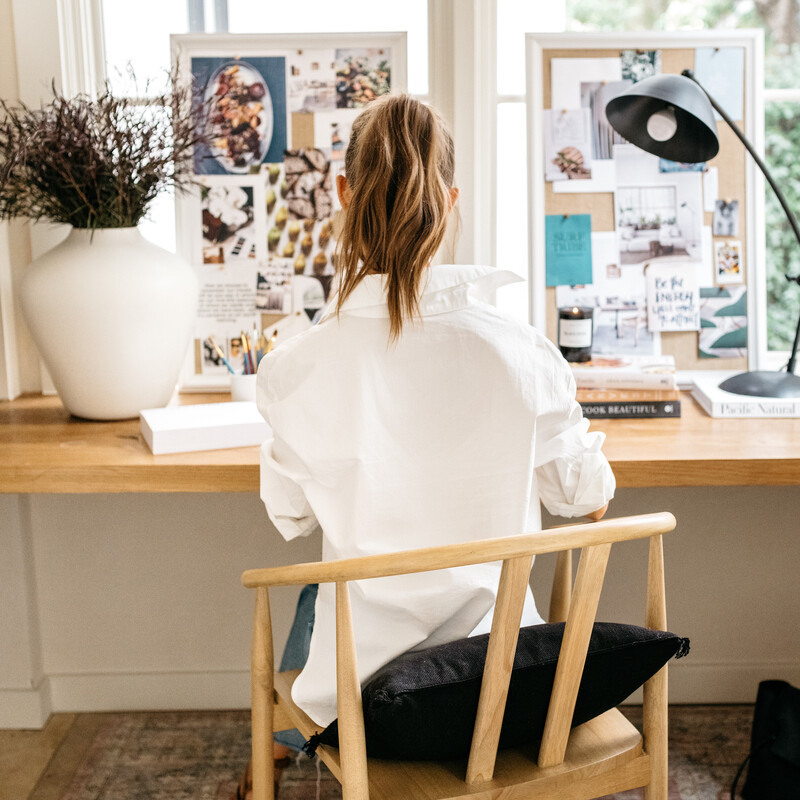 Camille Styles Home Office Goal Setting Computer Work