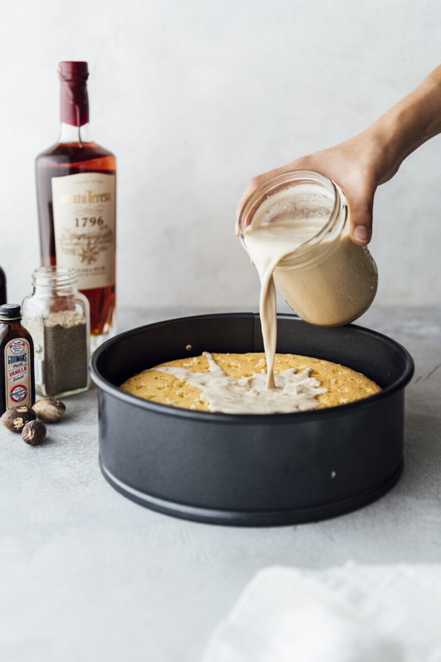 Coffee tres leches cake.