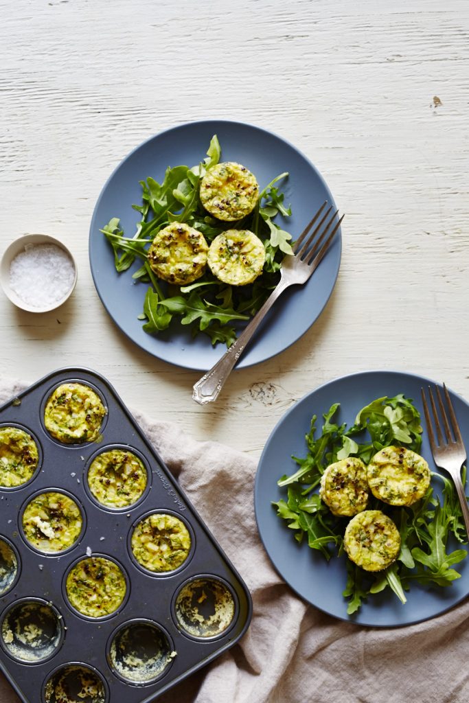 Mini Dill Frittatas_romantic breakfast in bed ideas