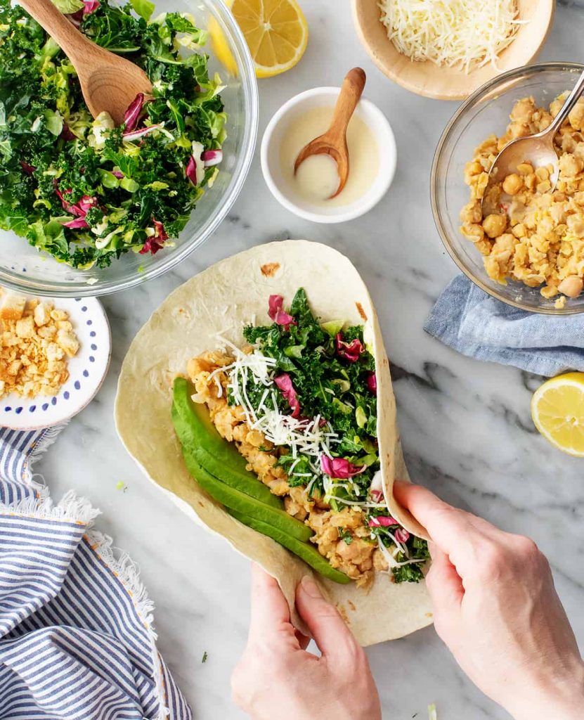 Healthy Lunch Wraps_easy wrap recipes