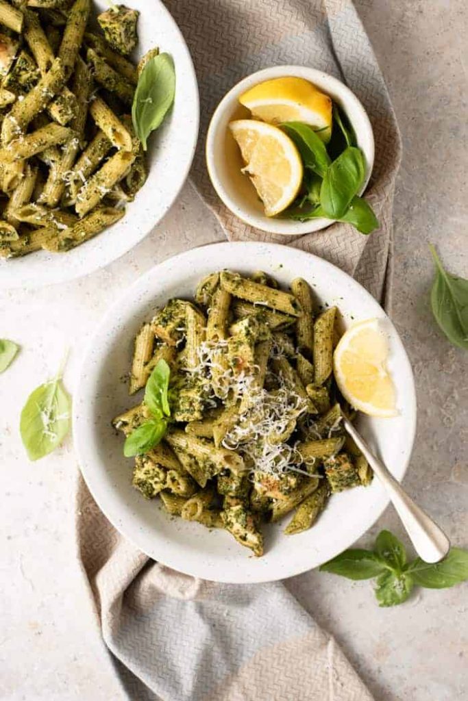Easy Chicken Pesto Pasta_one pot dinners