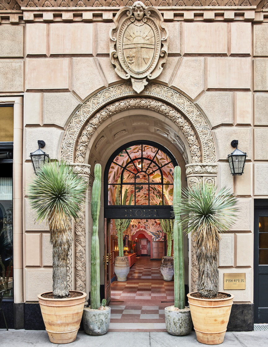 downtown LA proper hotel_entrance