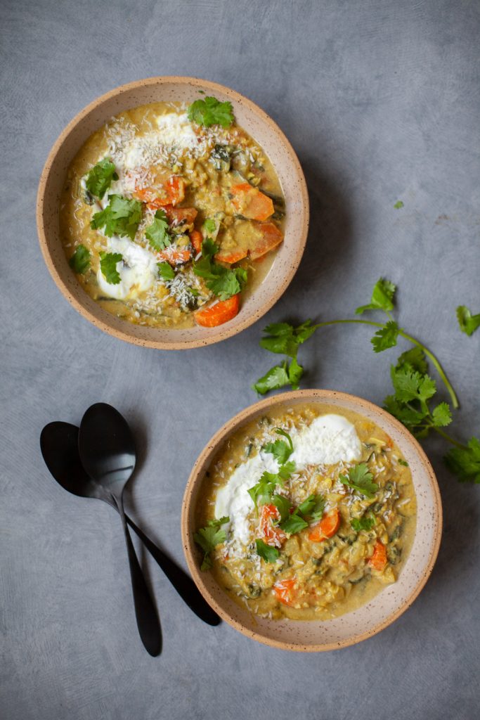 Coconut Curry Red Lentil Soup_pantry recipes